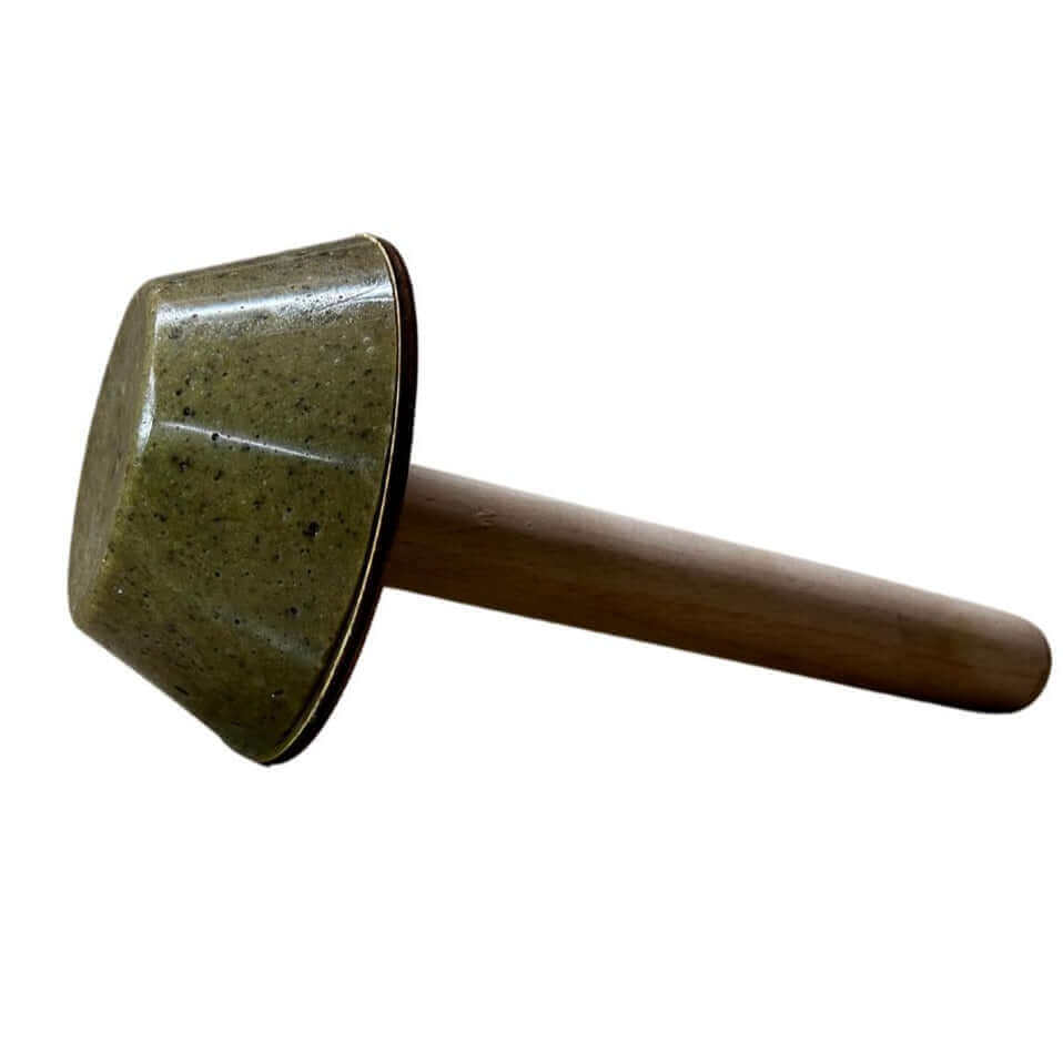 Gold Tree Organics Horse Lollypop natural green mineral lick on wooden handle for horse enrichment