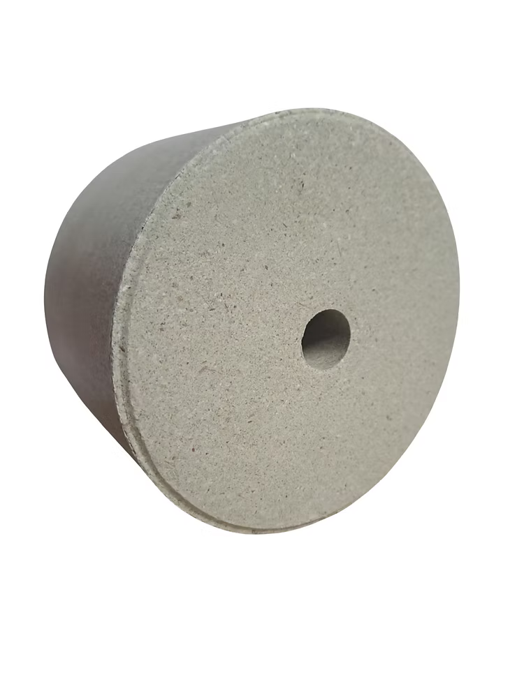 Gold Tree Organics round mineral lick block with centre hole for stable use Boredom Relief Equine Mental Health