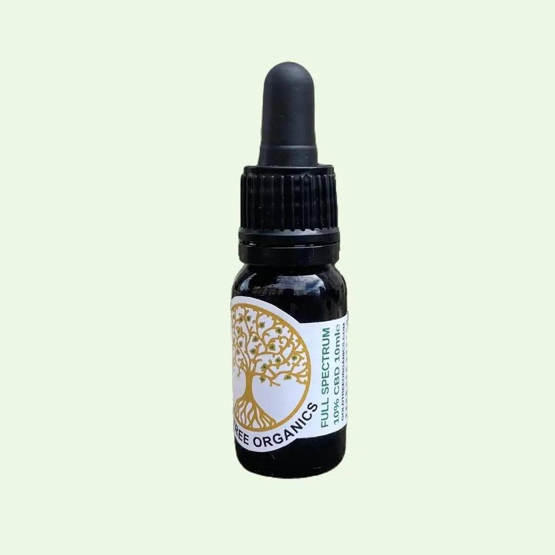 Premium Organic Full Spectrum CBD Oil 10ml bottle by Gold Tree Organics