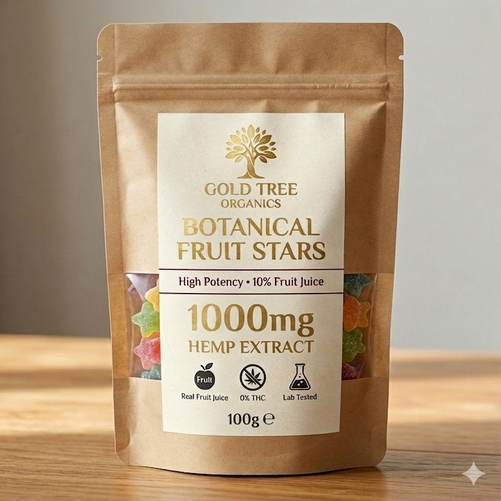 Botanical Fruit Star CBD Gummies 100g 1000mg