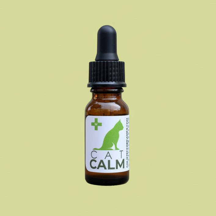 Premium Cat Calm THC Free CBD Oil Drops 10ml