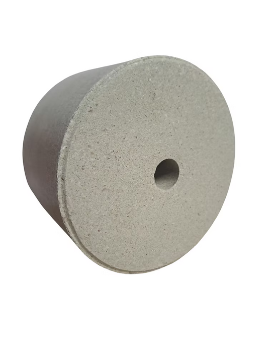 Gold Tree Organics round mineral lick block with centre hole for stable use Boredom Relief Equine Mental Health